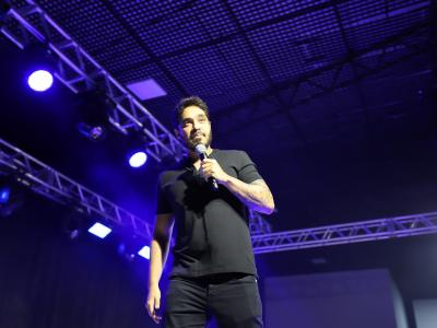 Palestra humorista Diogo Almeida
