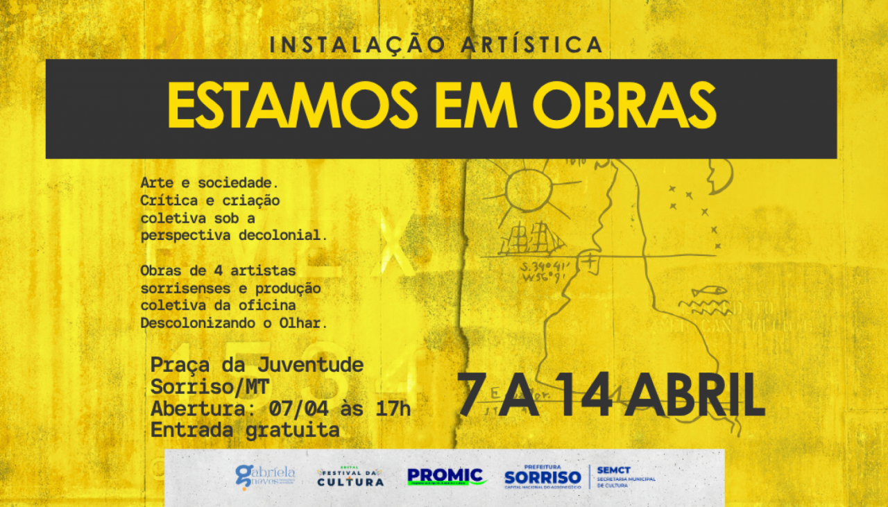 Praça da Juventude recebe exposição Estamos em Obras a partir desta terça-feira (07)