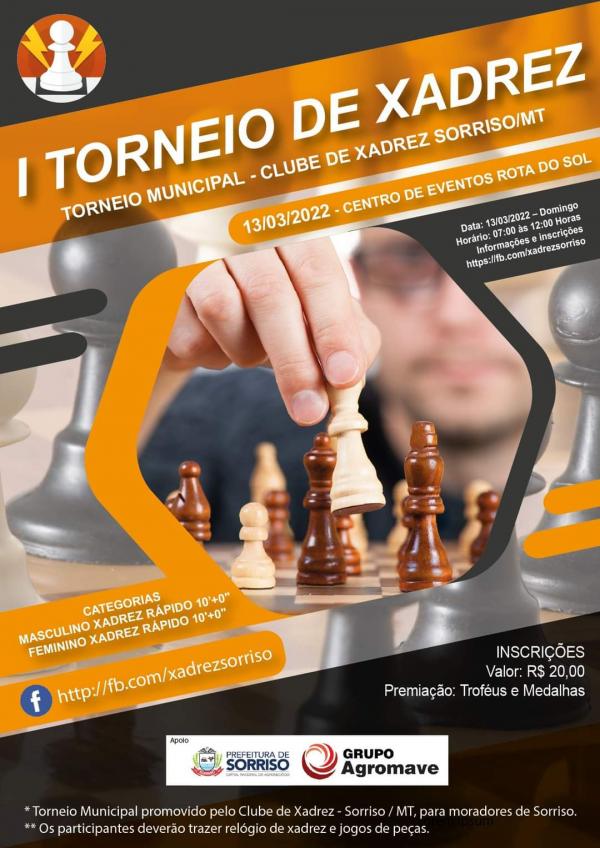 Neste sábado (20), tem o II Torneio Aberto de Xadrez Online de
