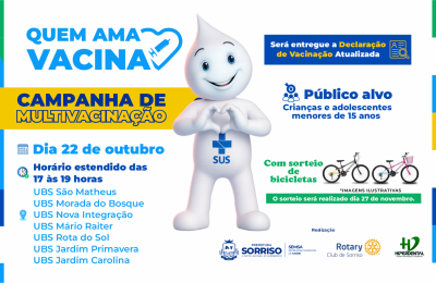 UBSs estão abertas para vacinação em horário estendido