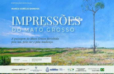 Exposição apresenta paisagens de Mato Grosso sob o olhar de Marco Aurélio