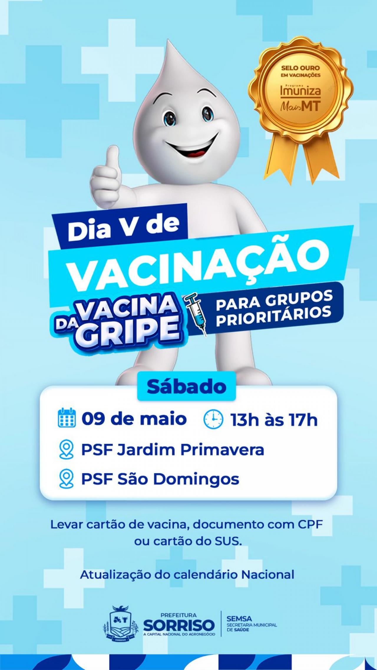Jardim Primavera e São Domingos recebem Dia V de Vacinação