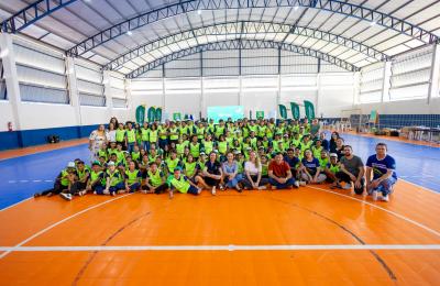 Futuro em Campo reúne mais de 240 crianças em escola municipal de Sorriso