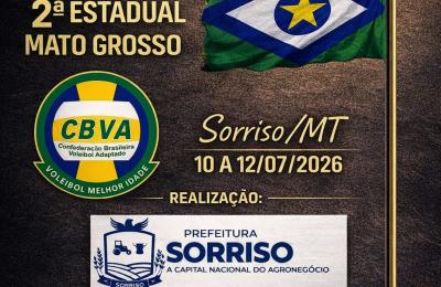 Sorriso sedia Campeonato Estadual de Voleibol Adaptado neste fim de semana