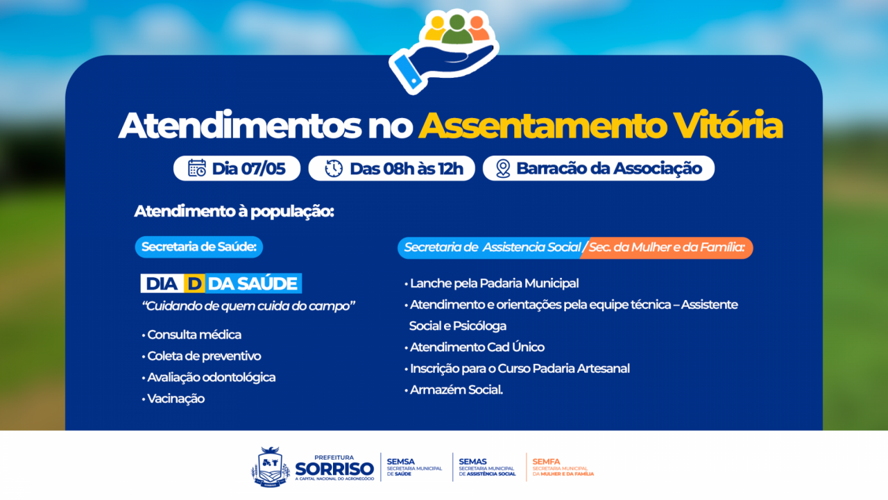 Assentamento Vitória recebe projeto “Cuidando de quem cuida do campo”