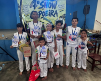 Capoeira de Sorriso conquista cinco medalhas de ouro em competição regional em Colíder