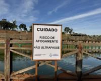 Lagos não podem ser utilizados para banho