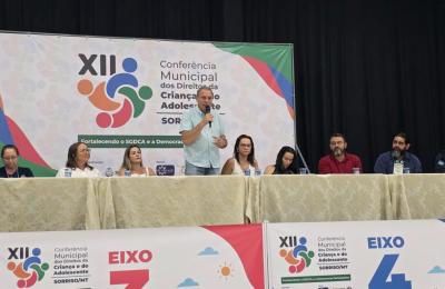 Políticas eficientes e acessíveis são discutidas durante a 12.ª Conferência Municipal da Criança e do Adolescente