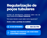 Sama promove mutirão de atendimento de regularização para poços artesianos
