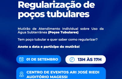 Sama promove mutirão de atendimento de regularização para poços artesianos