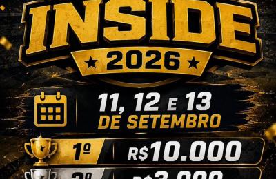 Copa Inside 2026 começa nesta sexta-feira com 20 equipes e R$ 14 mil em premiação