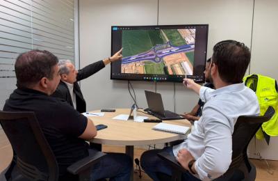 Prefeitura e Nova Rota alinham próximos passos de obras viárias e do rodoanel em Sorriso
