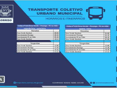 Foto: Reprodução/Prefeitura de Sorriso - MT
