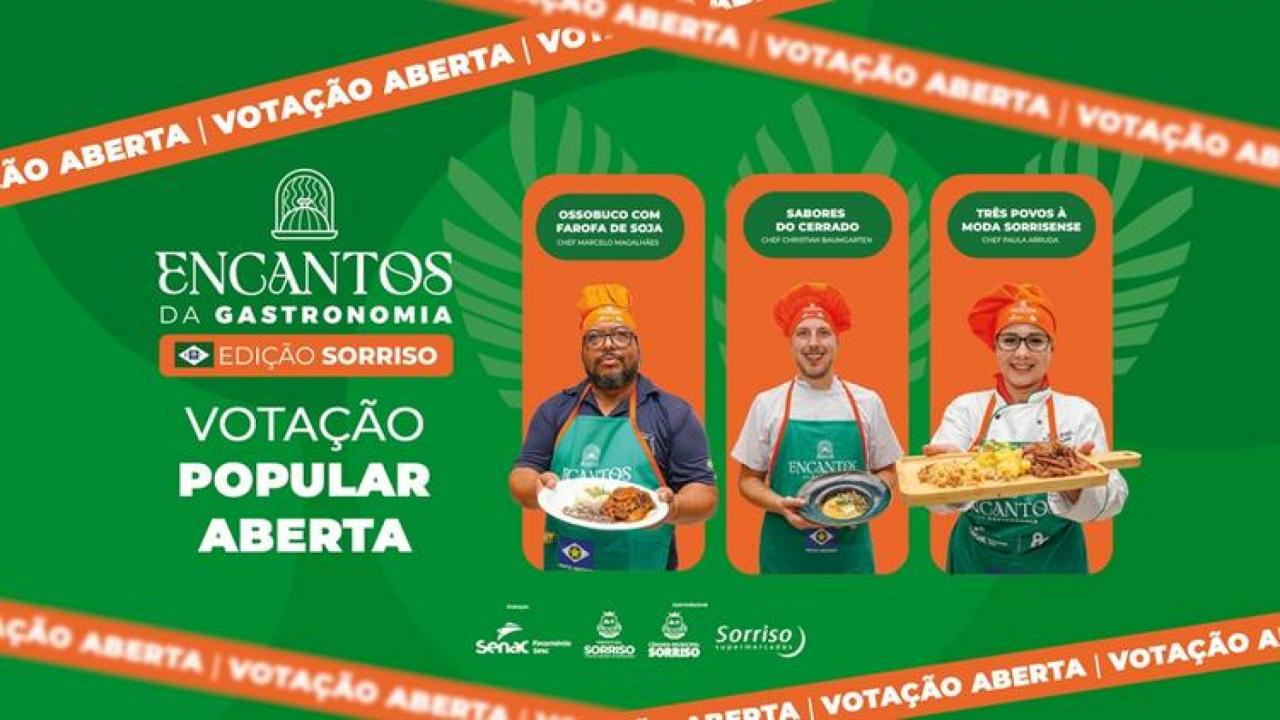 Aberta a votação para escolha do prato típico de Sorriso