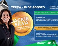 Campeã olímpica Jaqueline Silva participa de palestras em Sorriso