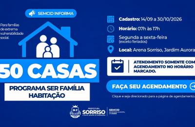 Prefeitura já efetivou 158 cadastros para as 50 casas do Ser Família Habitação