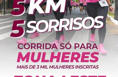 Sorriso terá corrida feminina de 5 km em alusão ao Outubro Rosa