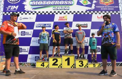 Pilotos de Sorriso conquistam 14 pódios na 7ª etapa do Mato-Grossense de Motocross