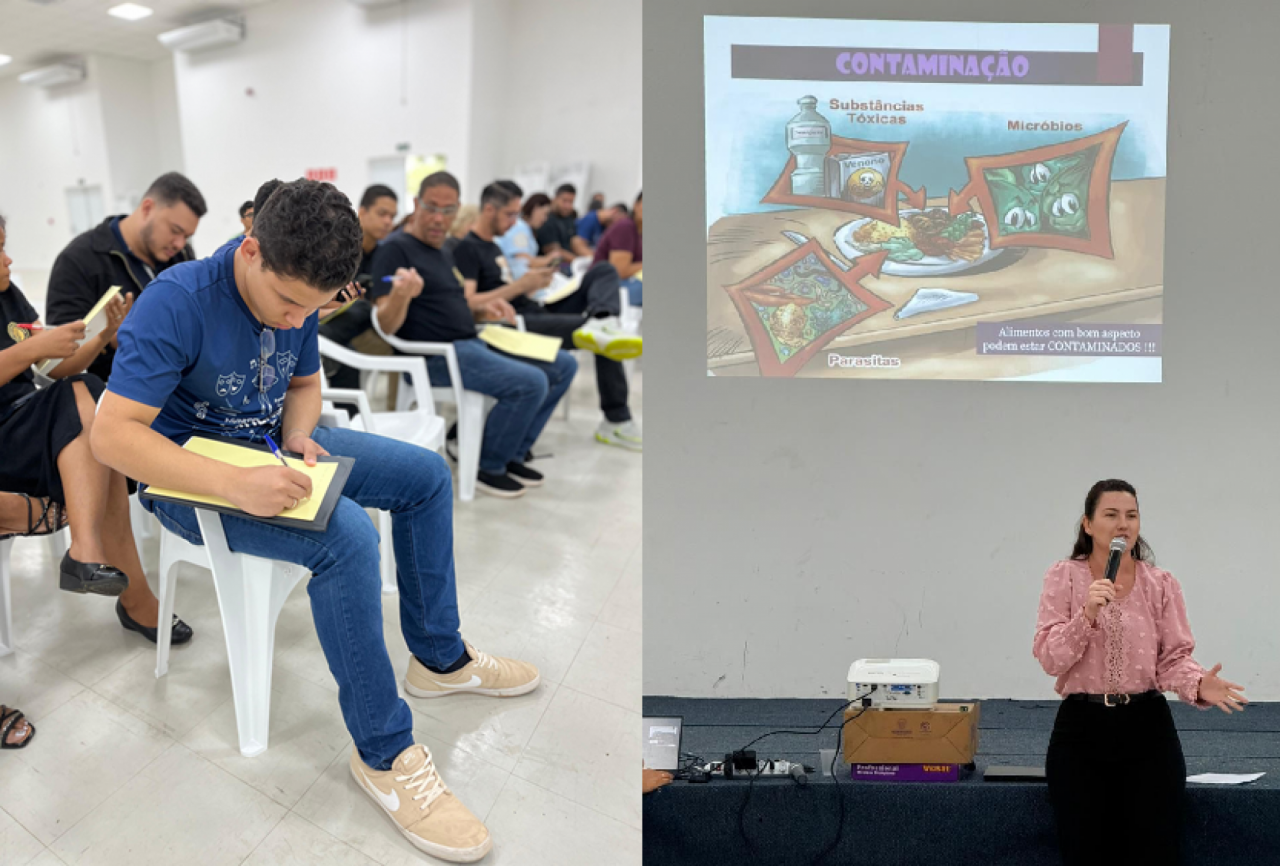 Professores dos polos culturais participam de treinamento sobre higiene e segurança alimentar