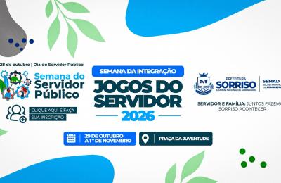 Já estão abertas as inscrições para os Jogos do Servidor