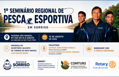 Secretário adjunto de Turismo de MT confirma participação no 1º Seminário Regional de Pesca Esportiva em Sorriso