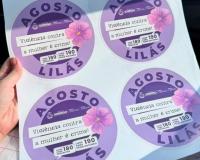 Agosto Lilás: Sorriso promove pit stop e abordagens para conscientizar população sobre combate à violência contra a mulher
