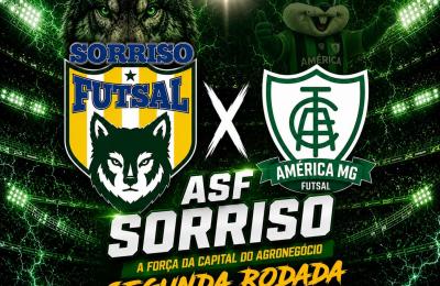 Embalada pela vitória na estreia, ASF recebe o América-MG pela segunda rodada do Campeonato Brasileiro de Futsal