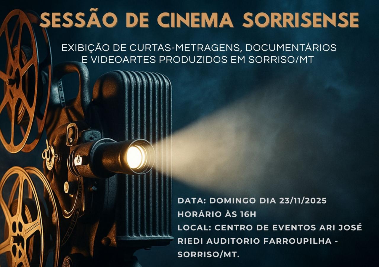 Mostra de Cinema Sorrisense exibe 11 produções locais neste domingo