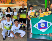 Capoeiristas de Sorriso conquistam cinco colocações na 7ª Copa Nortão de Capoeira Internacional