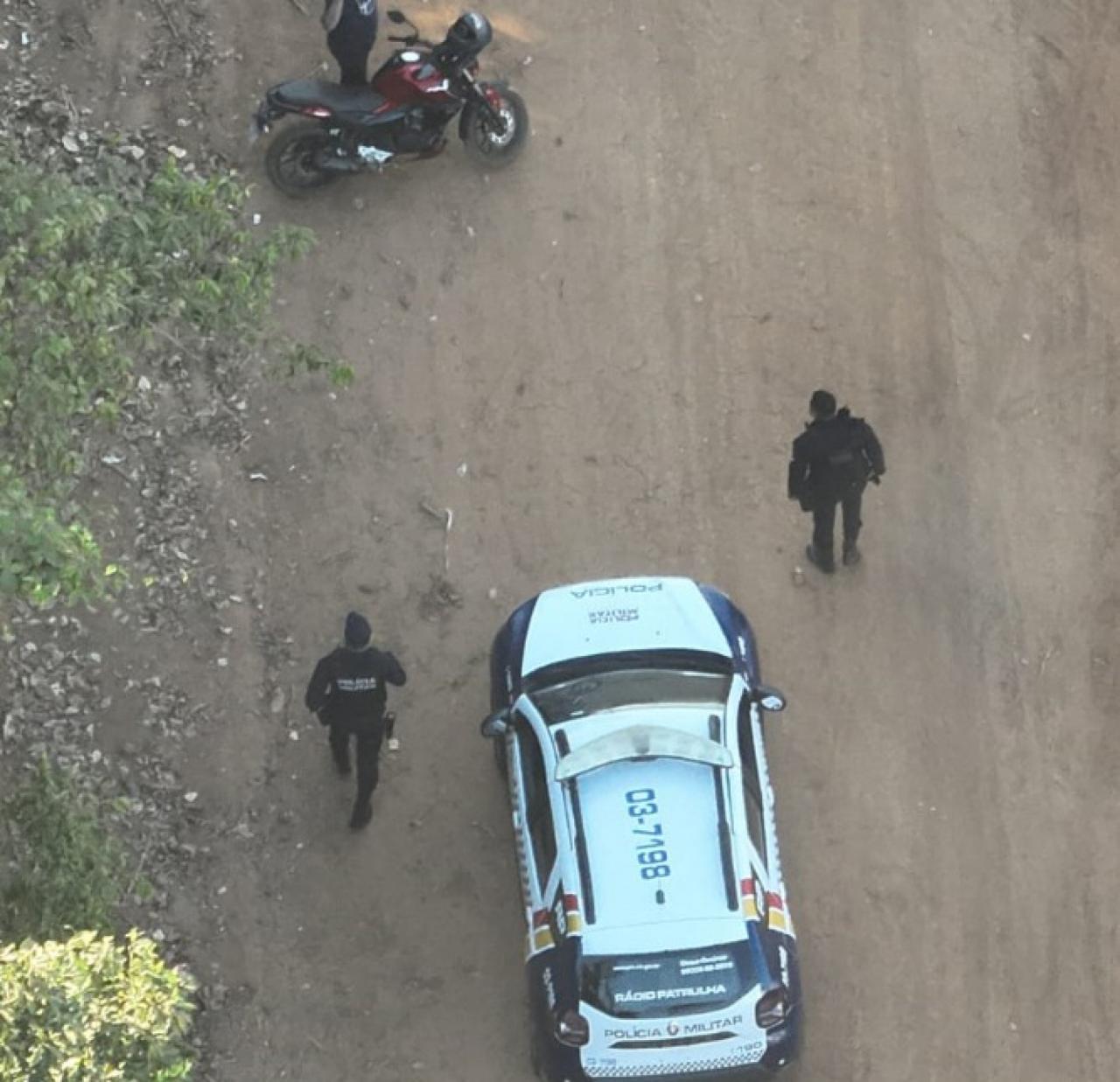 Com imagens de drone de monitoramento, equipe da Semsep auxilia na identificação e prisão de suspeito