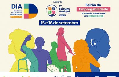 1.º Fórum da Pessoa com Deficiência contará com Feirão da Empregabilidade