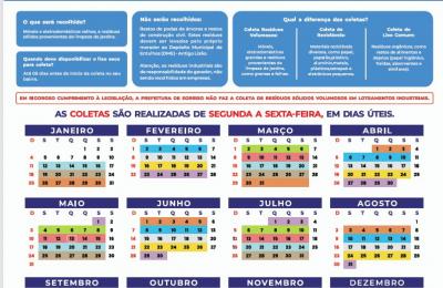 Coleta de Volumosos passa pelo Setor 2 na próxima semana