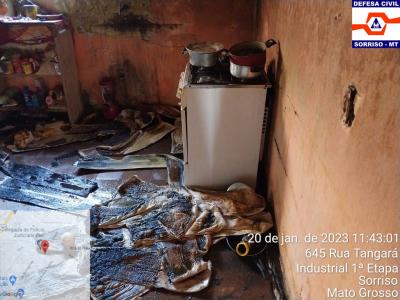 Compdec isola área de incêndio