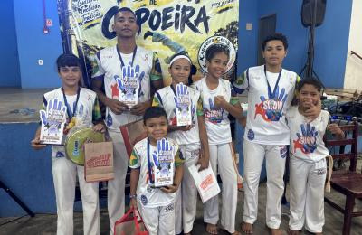 Atletas de Sorriso conquistam cinco títulos no 4º Show de Capoeira em Colíder