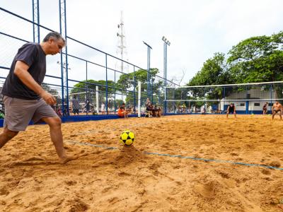 Sábado foi dia de futevôlei