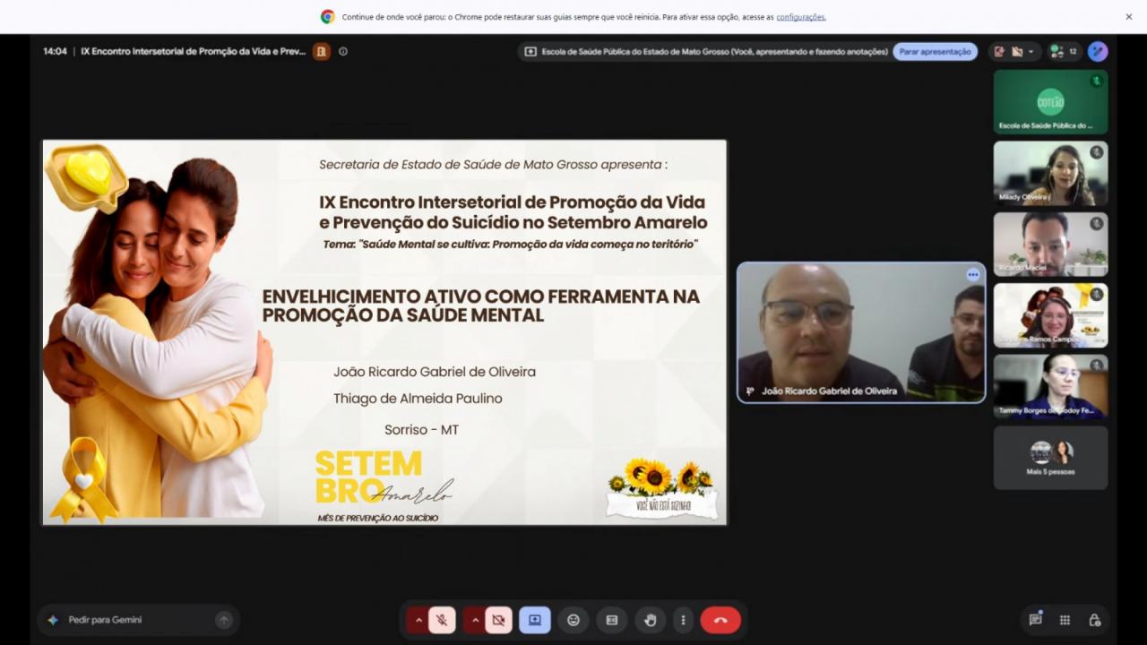 Sorriso apresenta experiências de promoção da saúde mental de idosos em encontro estadual