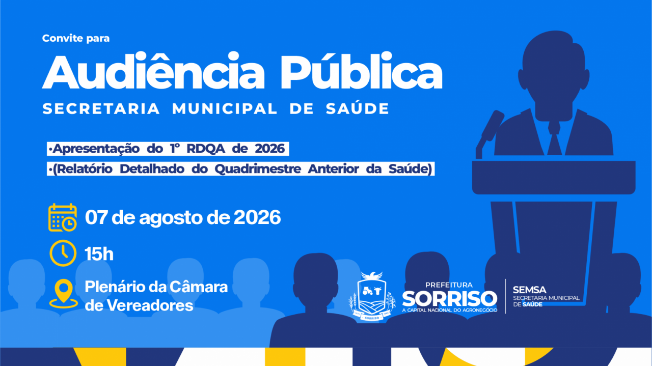 Saúde apresenta relatório do primeiro quadrimestre de 2026