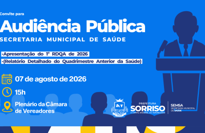 Saúde apresenta relatório do primeiro quadrimestre de 2026