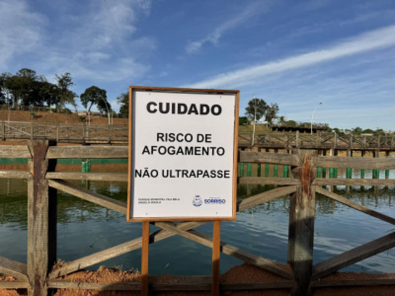 Com início do recesso escolar, SAMA reforça: é proibido tomar banho nos lagos dos parques municipais