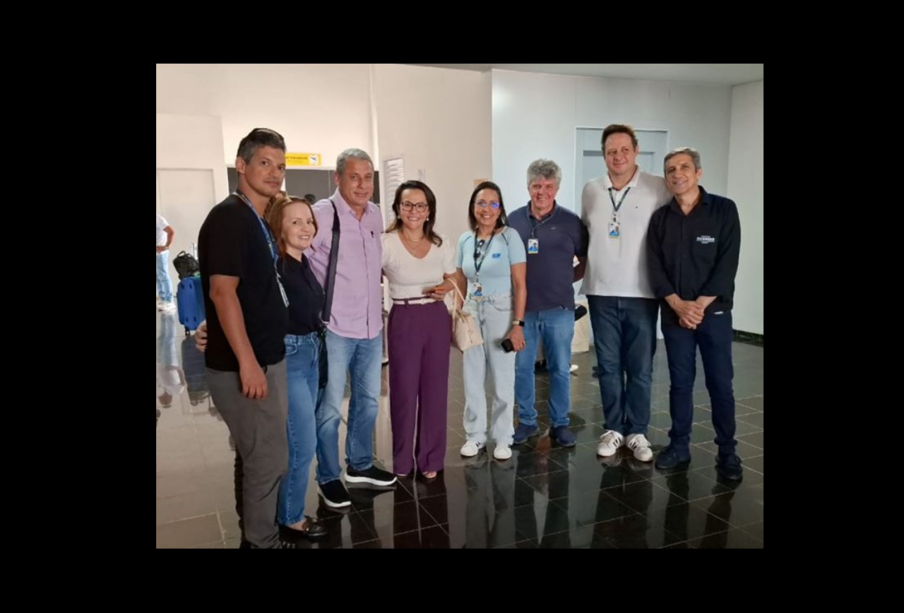 Superintendentes da Infraero realizam vistoria no Aeroporto Adolino Bedin