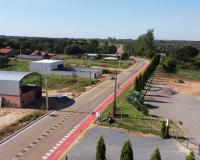Ciclovia é delimitada na Linha Celeste