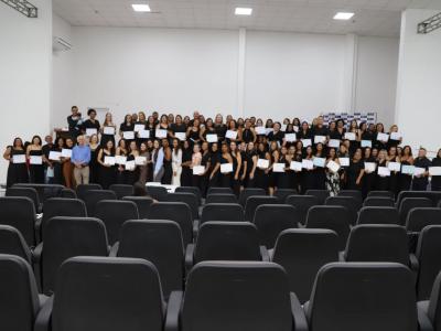 Formatura Mais Saúde com a Agente