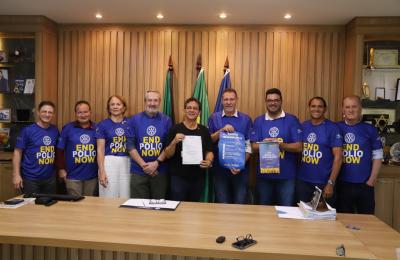 Prefeitura de Sorriso recebe governador do Rotary e reforça parceria em ações sociais