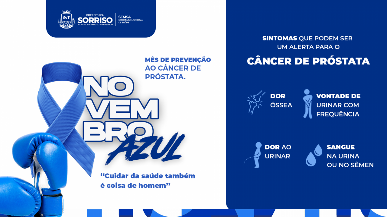 Novembro Azul mobiliza unidades de Saúde com ações voltadas à saúde do homem