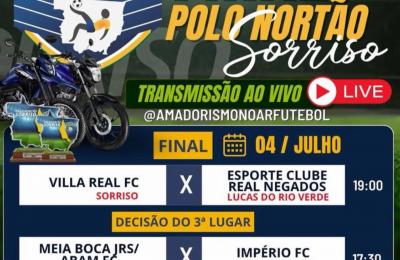 Final do Peladão Nortão será disputada neste sábado no Mini Estádio São Domingos